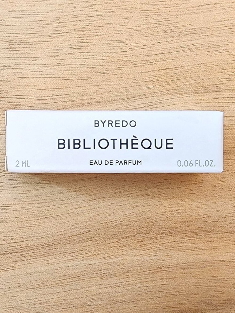 Byredo BIBLIOTHEQUE EDP 2ml (0.06 fl. oz.) Brand New In Box